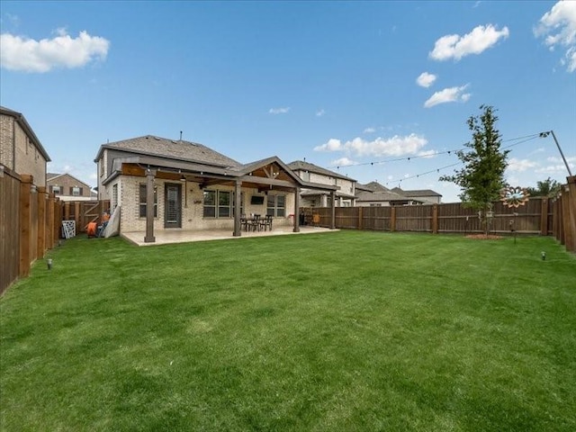 3605 Keechi Creek Dr, Celina, TX 75078 - rear view of house with a patio