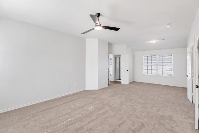9103 Aristocrat Ln, Frisco, TX 75033 - unfurnished bedroom with light carpet, baseboards, and ceiling fan