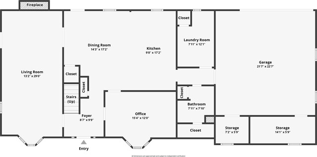 2011 Woodlawn St, Gainesville, TX 76240 - floor plan / room layout