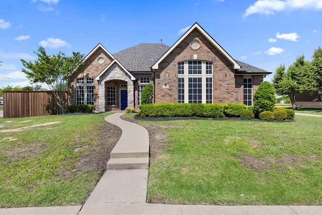7601 Silverthorn, Rowlett, TX 75089 - view of front of property featuring brick siding and a shingled roof