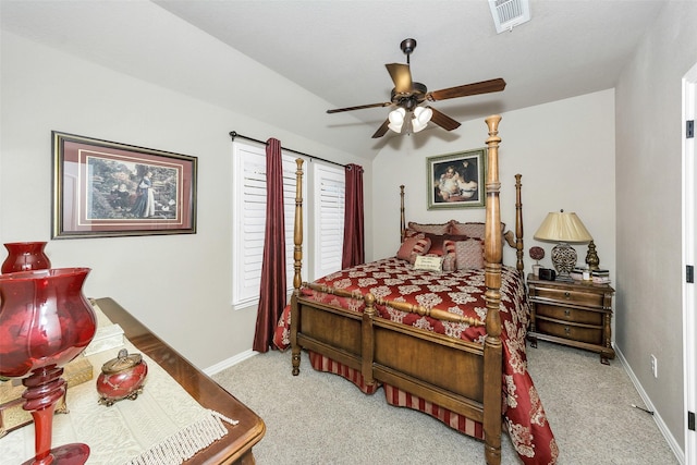 2401 Portwood Way, Fort Worth, TX 76179 - bedroom with carpet flooring, baseboards, and ceiling fan
