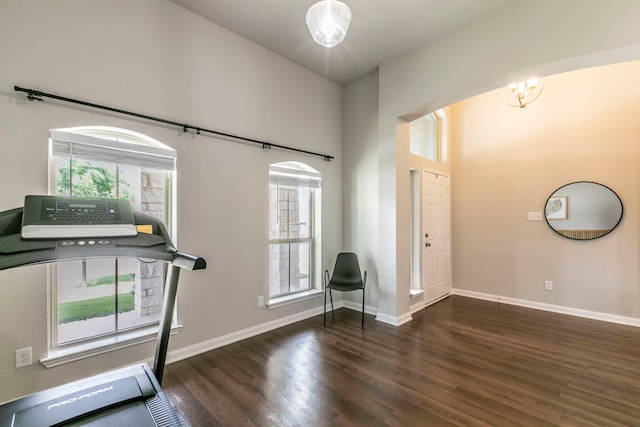 3101 Gilchrist Dr, Waco, TX 76655 - foyer entrance featuring wood finished floors, plenty of natural light, and baseboards