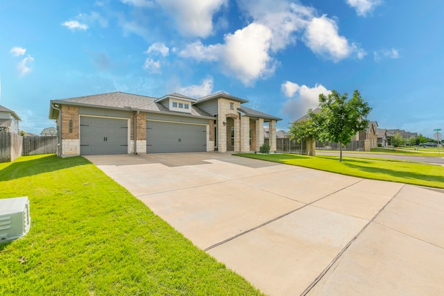 3101 Gilchrist Dr, Waco, TX 76655 - view of front of property featuring concrete driveway, an attached garage, brick siding, a shingled roof, and a residential view