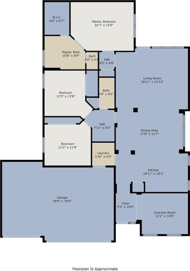 3101 Gilchrist Dr, Waco, TX 76655 - home floor plan