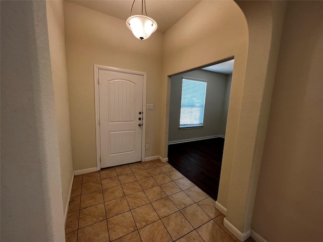9105 Edenberry Ln, Fort Worth, TX 76179 - entrance foyer featuring light tile patterned floors and baseboards