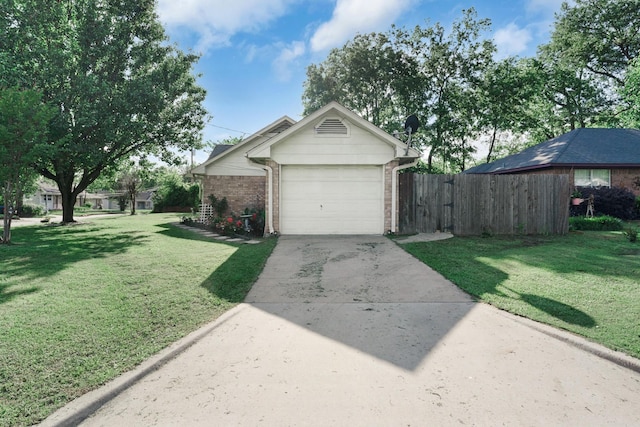 400 Houston St, Sulphur Springs, TX 75482 - view of front of property featuring brick siding, concrete driveway, and a garage