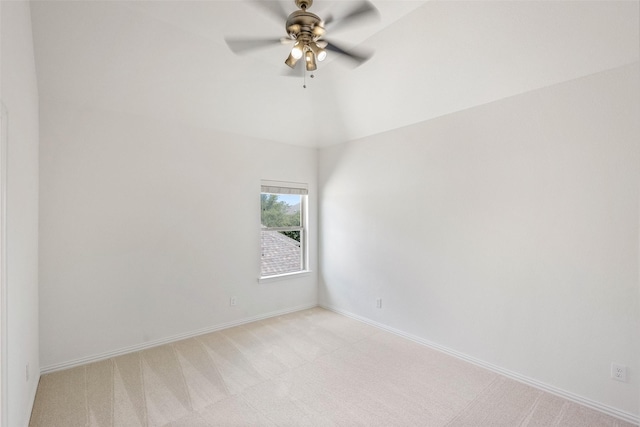 901 Clear Water Dr, Allen, TX 75013 - empty room with light colored carpet, ceiling fan, baseboards, and a high ceiling