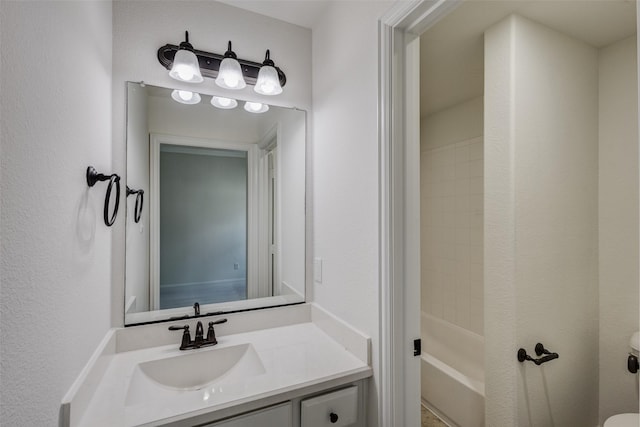 901 Clear Water Dr, Allen, TX 75013 - bathroom featuring vanity and toilet