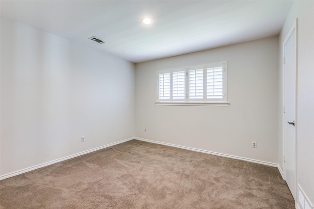 10101 Apple Creek Dr, Dallas, TX 75243 - carpeted spare room featuring baseboards and recessed lighting