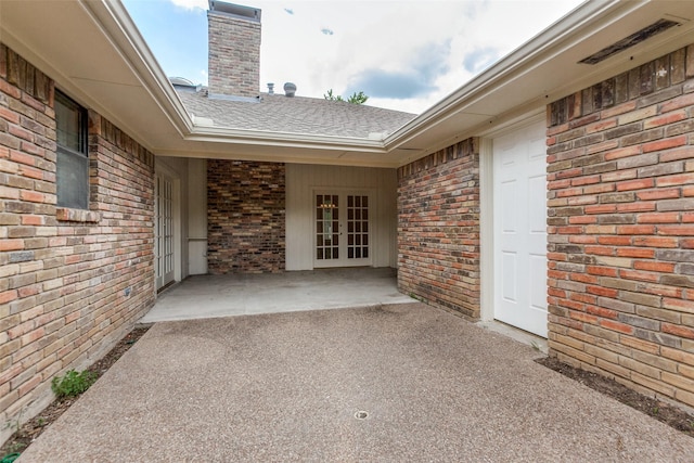 10101 Apple Creek Dr, Dallas, TX 75243 - view of patio / terrace with french doors