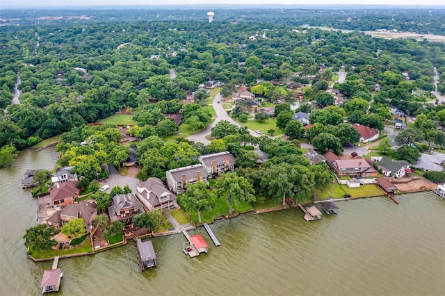 390 Driftwood Ct Unit 3B-1, Azle, TX 76020 - aerial view of residential area featuring a large body of water