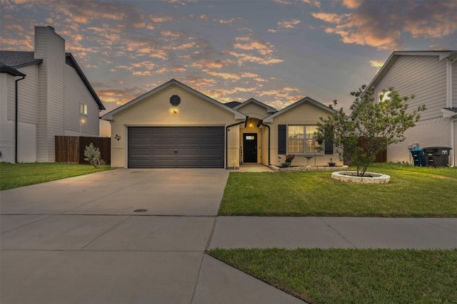 2104 Shane Ave, Fort Worth, TX 76134 - ranch-style house with concrete driveway and a garage