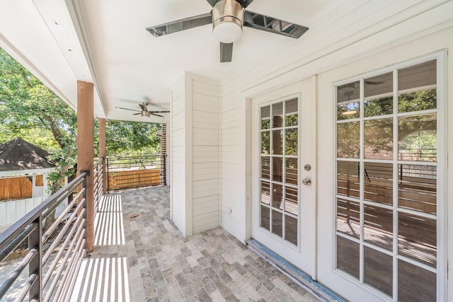 2815 Perkins Rd, Arlington, TX 76016 - balcony featuring french doors and a ceiling fan