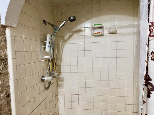7302 Hardwood Trl, Dallas, TX 75249 - bathroom view of a tile shower
