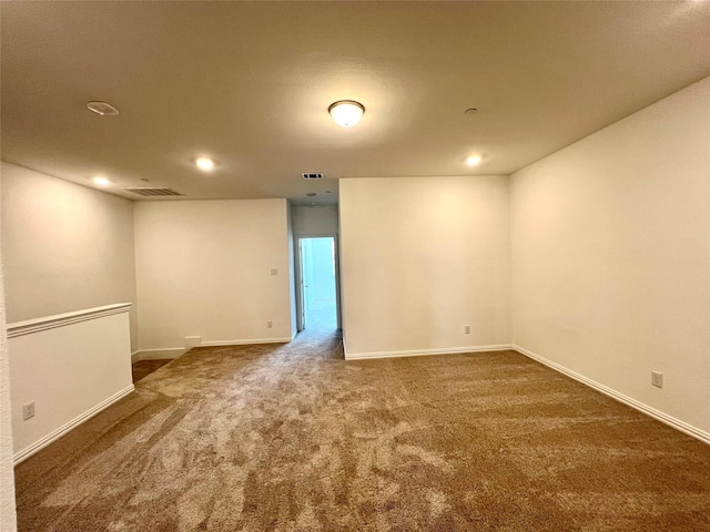 2933 Tenor Way, Sachse, TX 75048 - empty room with carpet floors, recessed lighting, and baseboards