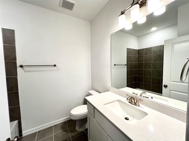2933 Tenor Way, Sachse, TX 75048 - full bathroom with toilet, tile patterned floors, vanity, and baseboards