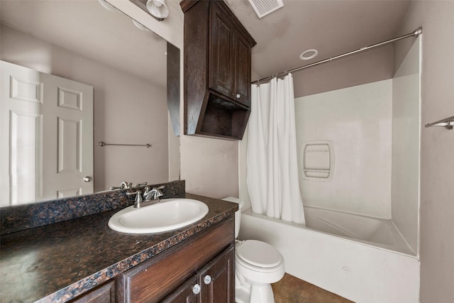 300 Morris St, Riesel, TX 76682 - bathroom with vanity, shower / tub combo, and toilet