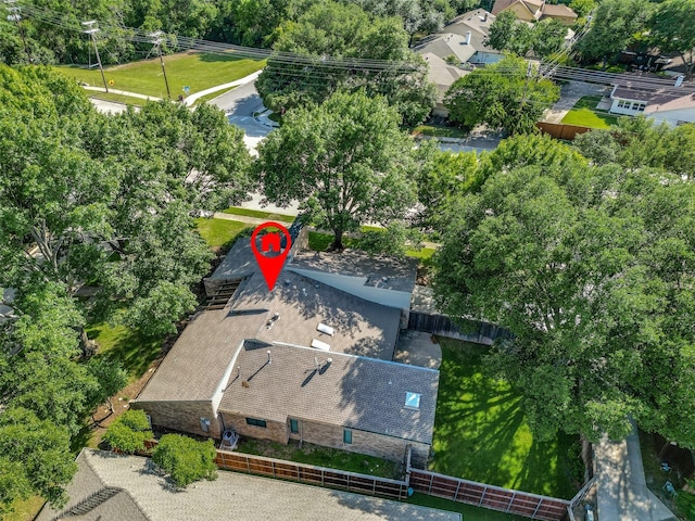 2701 W Prairie Creek Dr, Richardson, TX 75080 - bird's eye view of a tree filled landscape