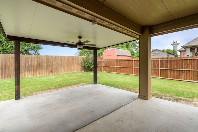 2026 Bay Laurel Dr, Weatherford, TX 76086 - view of patio with a ceiling fan