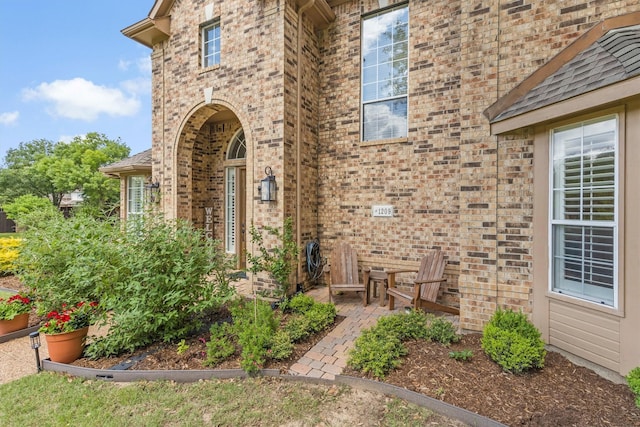 1209 Bel Air Dr, Allen, TX 75013 - view of exterior entry with brick siding