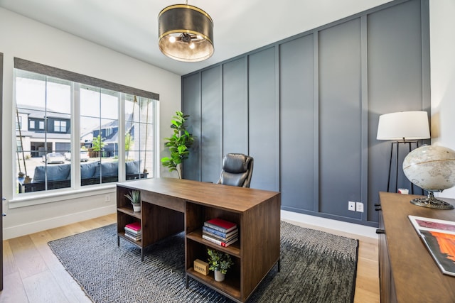 4141 Splitrock Dr, Prosper, TX 75078 - office space featuring light wood-style flooring and baseboards