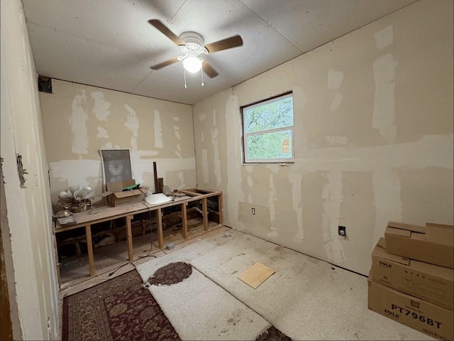 8207 Double Bridge Rd, Mabank, TX 75156 - office space featuring a ceiling fan