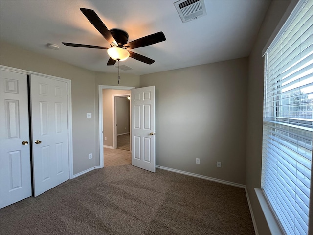 3108 Bryce Dr, Wylie, TX 75098 - unfurnished bedroom with a closet, carpet flooring, and ceiling fan