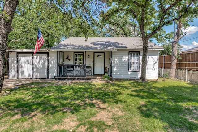 1119 Mccormick St, Denton, TX 76201 - single story home with a porch and a shingled roof