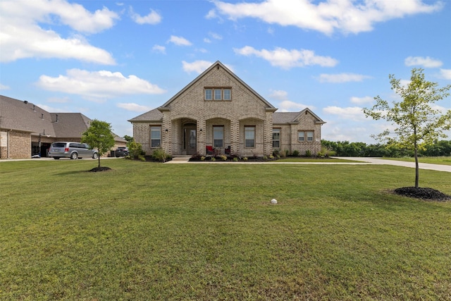 7020 Valley View Dr, Joshua, TX 76058 - view of front of house with brick siding and a front yard