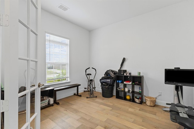 7020 Valley View Dr, Joshua, TX 76058 - miscellaneous room featuring light wood-style floors and baseboards