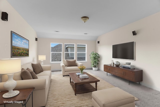 8204 Saint Clair Dr, Mckinney, TX 75071 - carpeted living area with baseboards