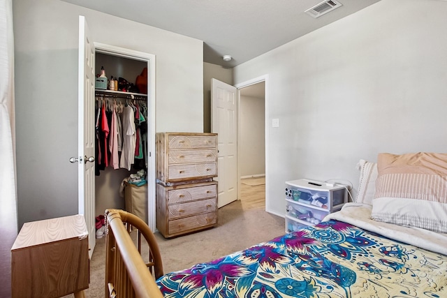 115 Rock Creek Ln, Terrell, TX 75160 - bedroom featuring carpet floors, a closet, and baseboards