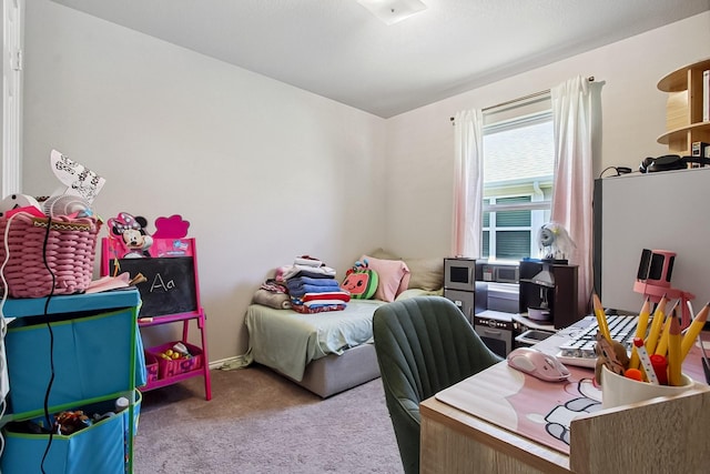 115 Rock Creek Ln, Terrell, TX 75160 - bedroom with carpet floors and a desk