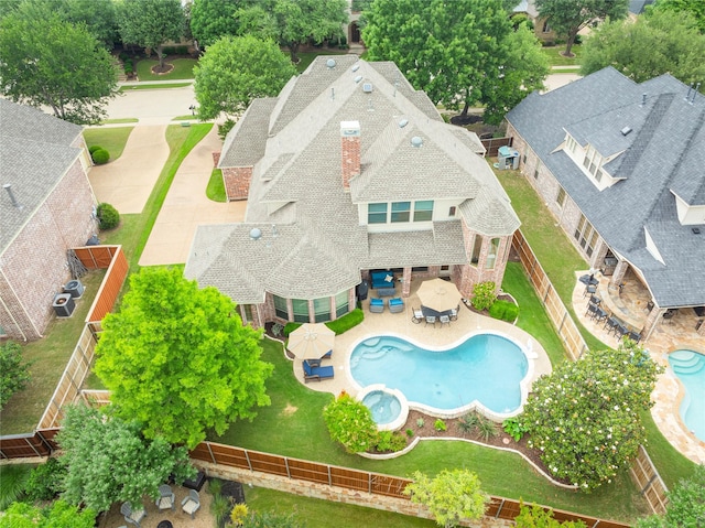 1607 Navarro Ct, Allen, TX 75013 - view of subject property featuring a pool area