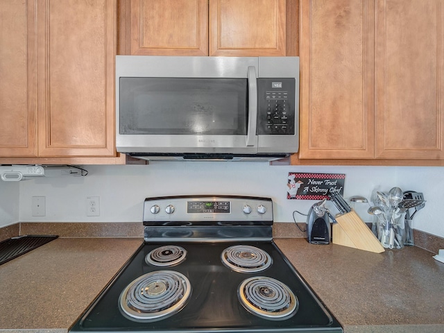 3929 Bonita Springs Dr, Fort Worth, TX 76123 - kitchen with stainless steel appliances and dark countertops