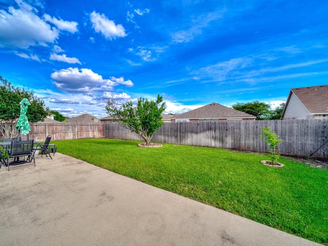3929 Bonita Springs Dr, Fort Worth, TX 76123 - view of yard featuring a patio area