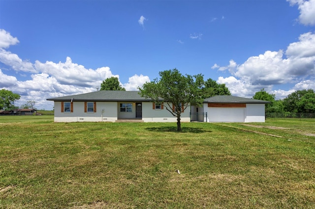 943 Lone Star Rd, Whitesboro, TX 76273 - view of front of property featuring a front lawn and stucco siding