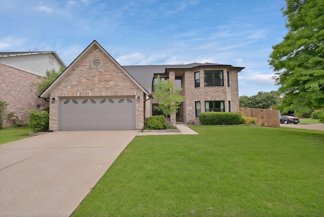 2200 Bantry Ln, Arlington, TX 76002 - view of front of house with an attached garage, brick siding, and driveway