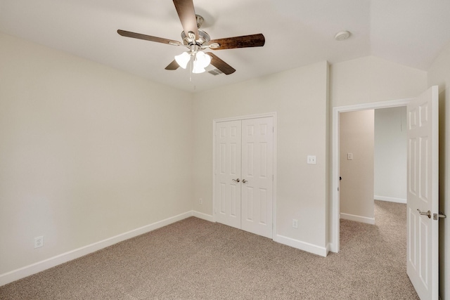 102 Fontana Ct, Allen, TX 75013 - unfurnished bedroom featuring light colored carpet, a closet, baseboards, and a ceiling fan