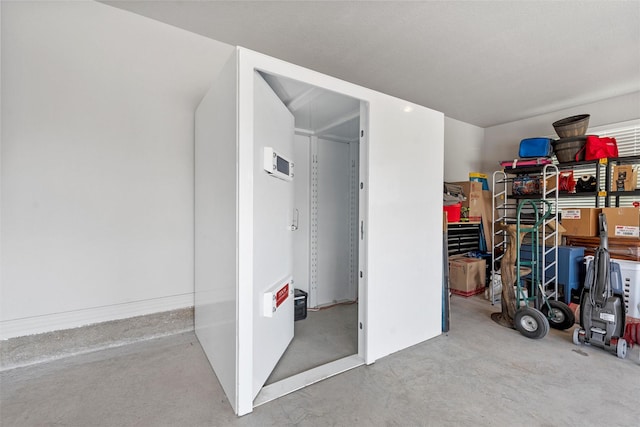 view of storage
