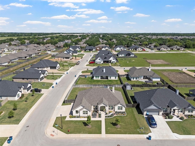 aerial perspective of suburban area