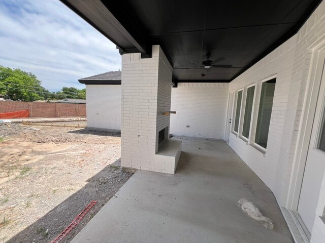317 Magnolia Ln, Westworth Village, TX 76114 - view of patio with a ceiling fan