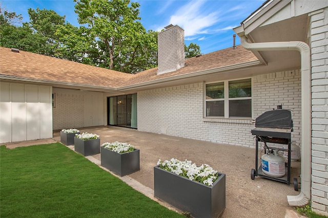 3314 Norcross Ln, Dallas, TX 75229 - view of patio / terrace featuring grilling area