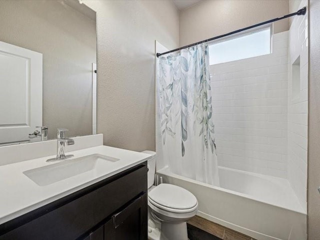 1044 Pitch Pine St, Hickory Creek, TX 75065 - bathroom with shower / bath combo, toilet, and vanity