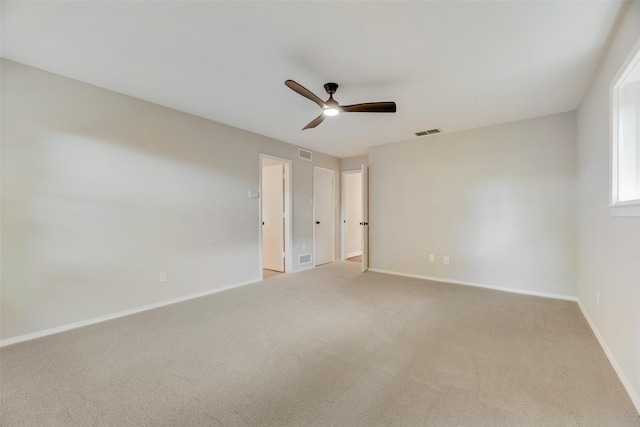 7324 Heathermore Dr, Dallas, TX 75248 - unfurnished bedroom featuring carpet floors, baseboards, and ceiling fan
