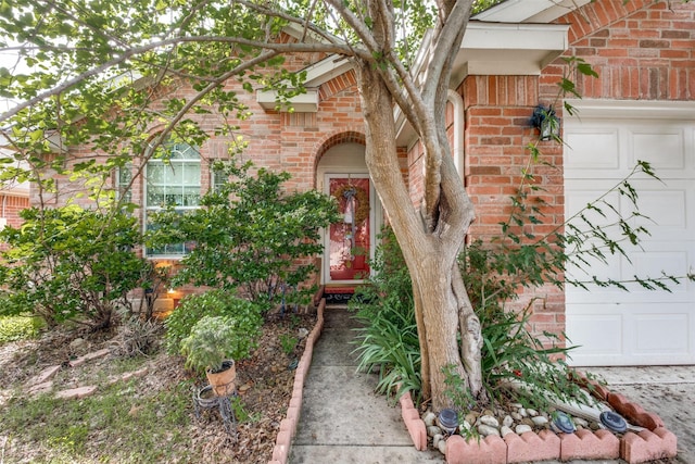1727 Blacksmith Dr, Dallas, TX 75253 - entrance to property featuring brick siding and an attached garage