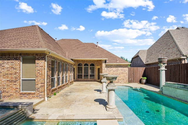 17 Wimbledon Ct, Heath, TX 75032 - view of pool featuring a patio and a fenced backyard