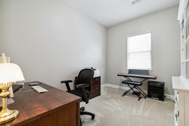 804 Countryside Way, Little Elm, TX 76227 - office featuring light carpet and baseboards