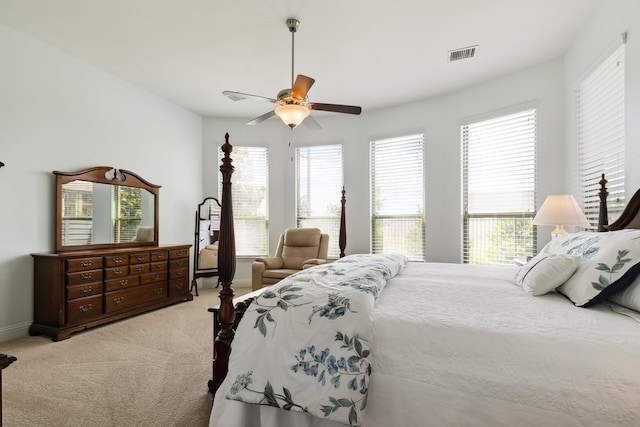 804 Countryside Way, Little Elm, TX 76227 - carpeted bedroom with multiple windows, a ceiling fan, and baseboards
