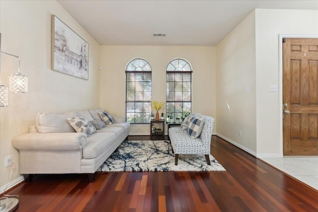 2652 Waterway Dr, Grand Prairie, TX 75054 - living area featuring wood finished floors and baseboards